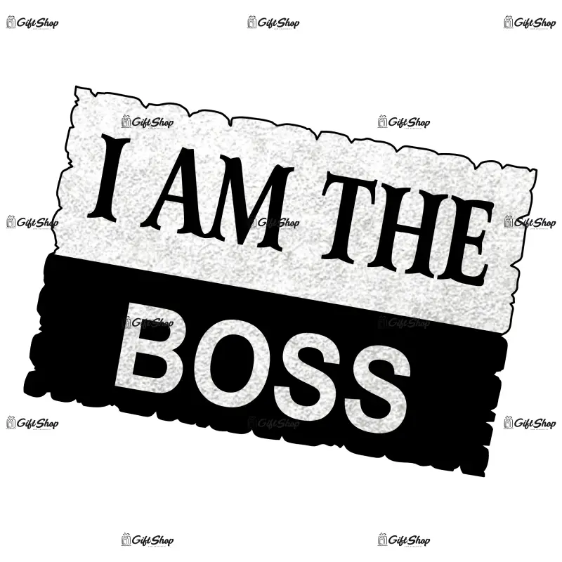 Mgs074-magnet frigider-i am the boss